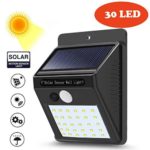 Solar Light, Hatop 30 LED Solar Powered Wall Light Motion Sensor Outdoor Garden Security Lamp