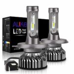Aukee H4 LED Headlight Bulbs, 50W 6000K 10000 Lumens Extremely Bright (9003 Hi/Lo) CSP Chips Conversion Kit