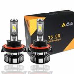 Alla Lighting 10000lm LED H13 Headlight Bulbs Extremely Super Bright TS-CR 9008 H13 LED Headlight Bulbs Conversion Kits Bulb, 6000K Xenon White