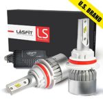 LASFIT LS 9007/HB5 LED Headlight Bulbs-Flip Chips-90W 10000LM 6000K-Dual Hi/Lo Beam Bulbs-2 Yr Warranty