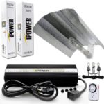iPower 600 Watt HPS MH Digital Dimmable Grow Light System Kits Wing Reflector Set with Timer