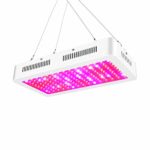 1500W LED Grow Light with Adjustable Rope Hanger, ZXMEAN High Power Dual Chips LED Plant Growing Lamp Full Spectrum with UV&IR for Professional Greenhouse Hydroponic Indoor Plants, Input 85V to 265V