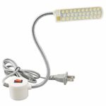 BAILIDA Sewing Machine Light -30 LEDs, Magnetic Mounting Base Working Gooseneck Lamp Home, 1 Piece