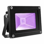 UV LED Flood Light,Ultraviolet Black Neon Lights for Party, Blacklight, Fishing, Aquarium,85V-265V AC IP65 Waterproof (10W)