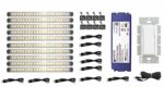 LED Hardwire Kitchen Light Kit | 10 Panels | Dimmable LED System Included | Warm White ~ 3000 K | Pro Series | Inspired LED | Under LED Lighting | 40W Magnitude LinDrive Transformer | Lutron