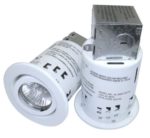 3″ Recessed Light Kit with Swivel Trim And 50 Watt Bulbs, Remodeler’s Non-IC Cans, Contractor Pack of 2 Lights