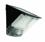MAXSA Motion-Activated LED Wedge Light with built-in Solar panel for Entrances, Porches, Decks, & Steps, Black 40236