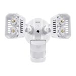 SANSI LED Security Lights, 18W (150Watt Incandescent Equiv.) Motion Sensor Lights, 1800lm 5000K Daylight Waterproof Outdoor Floodlights with Adjustable Dual-Head, White