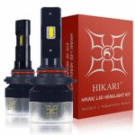 HIKARI LED Headlight Bulbs Conversion Kit-9012/HIR2, 2019 New Gen of HIKARI, Adjustable Beam, 9600lm 6K Cool White,2 Yr Warranty