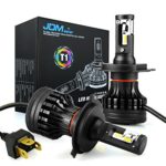 JDM ASTAR Newest Version T1 10000 Lumens Extremely Bright High Power H4 9003 All-in-One LED Headlight Bulbs Conversion Kit, Xenon White