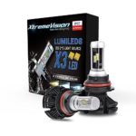 XtremeVision X3 50W 12,000LM – 9007 Dual Beam LED Headlight Conversion Kit – 3000K 6500K 8000K ZES LED – 2018 Model