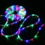 Bebrant LED Rope Lights Battery Operated String Lights 40 Ft 120 LEDs 8 Modes Outdoor Waterproof Fairy Lights Dimmable/Timer with Remote for Thanksgiving Christmas Garden Party Decoration (Multicolor)