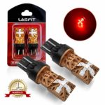 LASFIT 7443 7440 992 T20 LED Bulbs Polarity Free, Super Bright High Power LED Lights, Use for Brake Tail Light, Turn Signal Lights, Brilliant Red (Pack of 2)