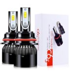 Ravmix LED Headlight Bulbs 9007/HB5 All-in-one Conversion Kit High/Low Beam Extremely Bright 6500K Cool White 6400 Lumens by, 2-Years Warranty