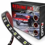 OPT7 48″ Redline Flexible LED Tailgate Light Bar – TriCore LED – Weatherproof No-Drill Install ?Full Featured Reverse Brake Running w/RED Turn Signal 2yr Warranty
