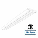 FaithSail 4FT LED Wraparound Shop Lights Ultra Slim 50W, No Glare, 5000 Lumens, 4000K Neutral White, 4 Foot Flush Mount LED Ceiling Wrap Light Fixture for Office Garage Workshop Kitchen Laundry