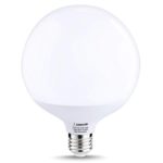LOHAS Globe Light Bulbs G40 LED, 200W Equivalent Edison LED Globe Bulb(20W), Warm White 2700K, E26 Garage Warehouse Brightness Light Bulb, 270 Degree Beam Angle, Not-Dimmable