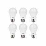 LUNO A19 Non-Dimmable LED Bulb, 11W (75W Equivalent), 1100 Lumens, 2700K (Soft White), Medium Base (E26), UL Certified (6-Pack)