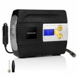 DBPOWER 12V DC Tire Inflator with Digital LCD Display and LED Lights, Portable Air Compressor Pump for Cars, Bikes and Inflatables