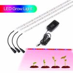 Plant Grow LED Light, SAILAWEI 3Pcs 1.6ft/ Growing Lamp Strip Light 18W, Waterproof & Flexible Soft Grow Lamp with 2A Power Switch for Indoor Greenhouse Plants , Flower Gardening Plant, Hydroponics