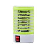 Gotian 220V Professional Electronic Mosquito Killer Lamp LED Socket Electric Mosquito Fly Bug Insect Trap Killer Zapper Night Lamp Lights (Green)