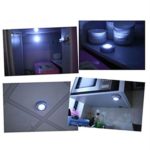 LED Light ,Lavany® 4 LED Touch Night Light Home Kitchen Under Cabinet Closet Push Stick On Lamp (Silver)
