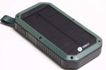 Tommley Solar Charger, 8000mAh, 3 Port USB 21 LED Lights Waterproof Portable Power Bank Phone Charger(Green)