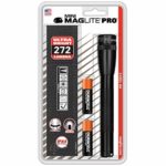 Maglite Mini PRO LED 2-Cell AA Flashlight with Holster Black