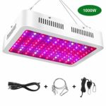 1000w LED Grow Light – Full Spectrum LED Grow Lamp with UV and IR Plant Grow Light for Indoor Plants Veg and Flower by Temingjia – (100Pcs 10W LEDs)