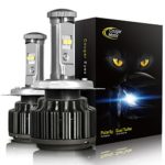 Cougar Motor LED Headlight Bulbs All-in-One Conversion Kit – H4 (9003 Hi/Low) -7,200Lm 6000K Cool White CREE – 3 Year Warranty