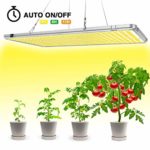 Bozily Led Grow Light 300W, Sunlike Full Spectrum Plant Light, 338 LEDs Oversized, Auto Timing Function for Indoor Plants Seedling,Growing,Blooming and Fruiting