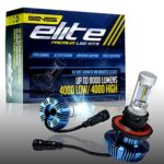 GENSSI Elite LED Headlight Bulbs Kit 6000K Super White Conversion H13 9008