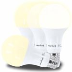 AmeriLuck 5000K Daylight 3-Way LED Light Bulb A21, 50-100-150W Equivalent, Omni-Directional (4 Pack)