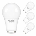 Comzler GU24 Light Bulb 72W Equivalent, 9W A19 LED Bulbs with GU24 Twist-in Base, 2700K Warm White Non-dimmable Lights for Home, Kitchen, Bedroom(4-Pack) (2700K)