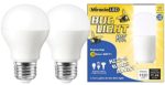Miracle LED Yellow Bug Light MAX – Replaces 100W – A19 Outdoor Bulb for Porch and Patio – 2 Pack (606758)