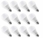 Hyperikon A19 LED Light Bulb, 14W (100W Equivalent), 3000K (Soft White Glow), 1520 Lumens, Non-Dimmable, Medium Screw Base (E26), UL-Listed – Great for Desk Lamp, Floor Lamp, Pendant (12 Pack)
