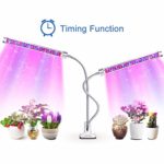 Grow Light, AOVOK LED Grow Lamp Bulbs Plant Lights Full Spectrum 3/6/12H Timer 6 Dimmable Levels Adjustable Gooseneck for Indoor Plants, Vegetable, Flowers, Fruits, Succulents, Seedlings Starting