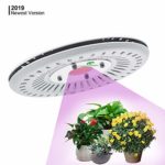Plant Grow Light, LED Grow Lights for Indoor Plants, CANAGROW 100W UFO Waterproof Grow Light Plant Growing Lamp, New Technology Cob Led Grow Light, Natural Heat Dissipation Without Noise