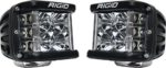 Rigid Industries 262113 D-SS Series Pro, 3 Inch, Flood Beam, LED Light, Pair Universal, 2 Pack