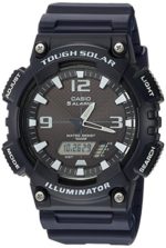 Casio Men’s AQ-S810W-2A2VCF Tough Solar Analog-Digital Display Dark Blue Watch