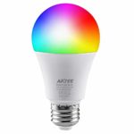 axtee Smart Light Bulb, WiFi Smart Led Bulbs Dimmab Multicolored RGBCW, No Hub Required, Works with Amazon Echo Alexa and Google Home (7W 600LM) …