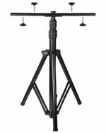 [Upgraded] Adjustable Tripod Stand for LED Flood Light – 6.55 Feet Stainless Steel Heavy Duty LED Work Light Tripod Stand for Auto, Home, Work, Job, Construction, Camping, Indoor and Outdoor Use