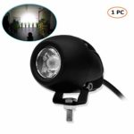 SAMLIGHT 1 PACK 2 inch 20W Round Led Fog lights 7D 6000K White Spot Beam Led Pods Light Small Off Road Driving Led Work Lights for Motorcycle Jeep SUV Truck Wrangler Boat Tractor