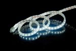 CBconcept UL Listed, 30 Feet, Super Bright 8100 Lumen, 6000K Pure White, Dimmable, 110-120V AC Flexible Flat LED Strip Rope Light, 540 Units 5050 SMD LEDs, Indoor/Outdoor Use, [Ready to use]