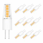 G4 LED Bulb Dimmable, Mini 2W Bi-pin G4 Base Light Lamps Equivalent to 20W T3 JC Type Halogen Track Bulb Replacement, AC/DC 12V, 210 Lumens Warm White 3000K (10-Pack)