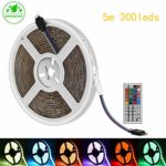 UNPOPULAR USB LED Light Strip TV Backlight Kit 5V 5M 5050 Multi-Color RGB 300leds Waterproof TV Backlight Strip Lighting Kit for HDTV Flat Screen TV, LCD, PC, Desktop Monitors