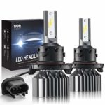 H13 9008 Led Headlight Bulbs, SEALIGHT Upgraded Super Bright 24xCSP Led Chips Headlight Kit-Hi/Lo Beam 6500LM 6000K White (Pack of 2)
