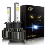 Cougar Motor H1 60W LED Headlight Bulbs All-in-One Conversion Kit,7200 Lumen (6000K Cool White)