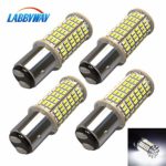 LABBYWAY 4 X 1440 Lumens 3014 144-EX Chipsets Super Bright 6000K LED Bulbs 1157 2057 2357 7528 LED Bulbs Used For Turn Signal Lights,Tail Lights,Xenon White
