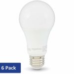 AmazonBasics 100W Equivalent, Soft White, Non-Dimmable, 10,000 Hour Lifetime, A19 LED Light Bulb | 6-Pack